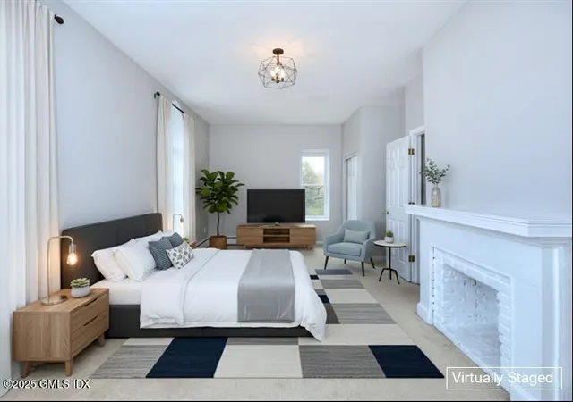 a picture of a wall with a white wall and a painting