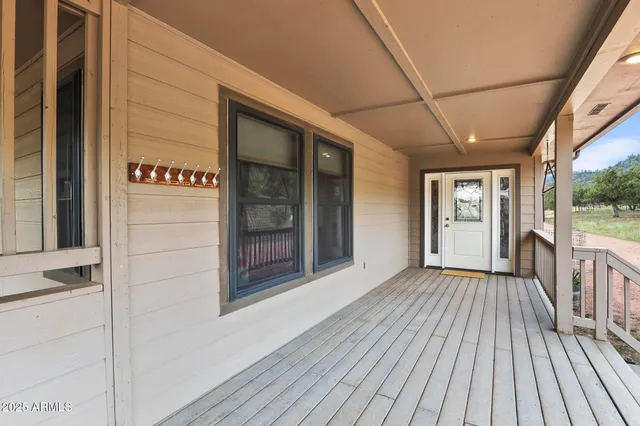 a view of a hallway with elevator