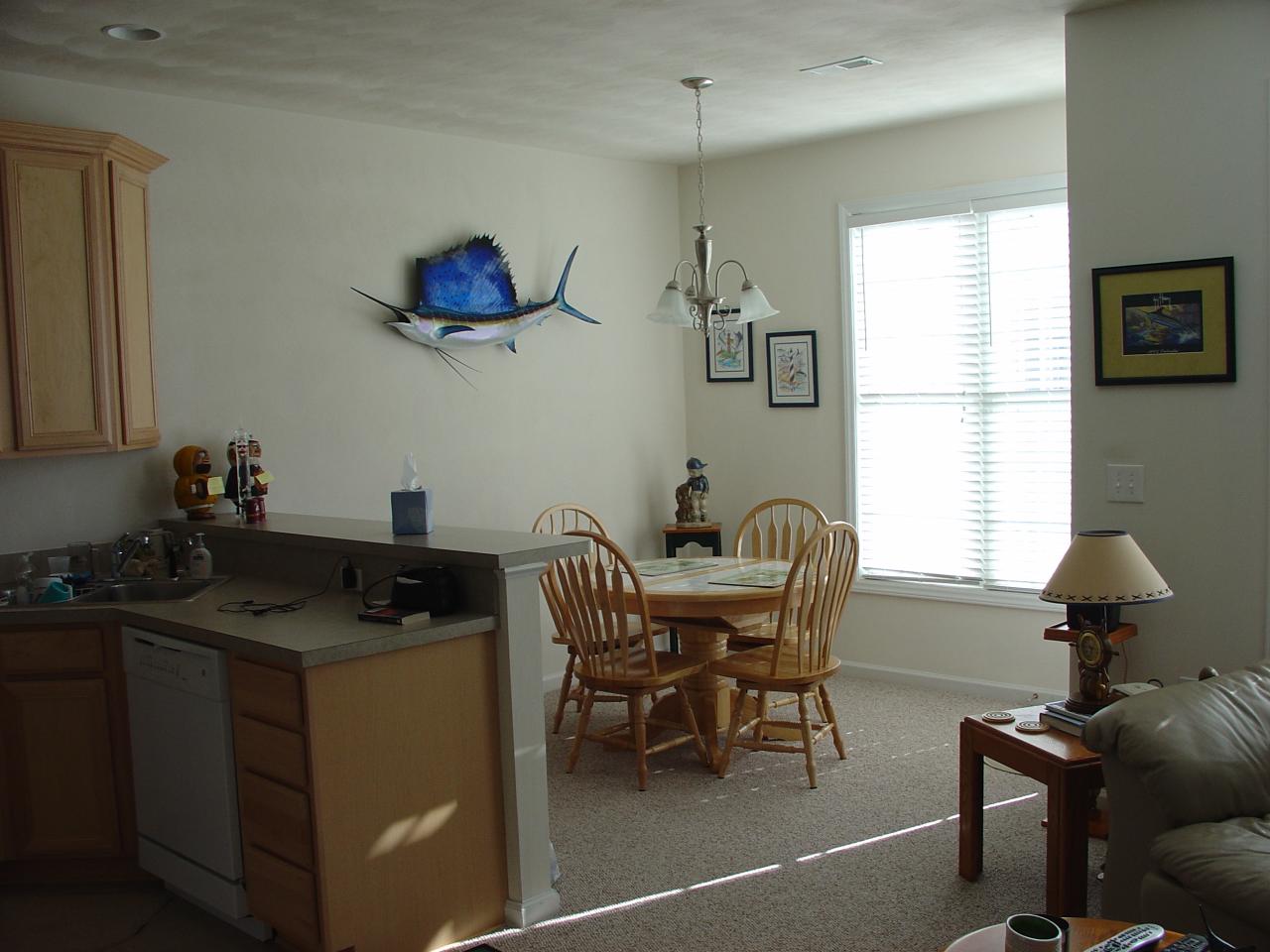Dining Area Off The Kitchen