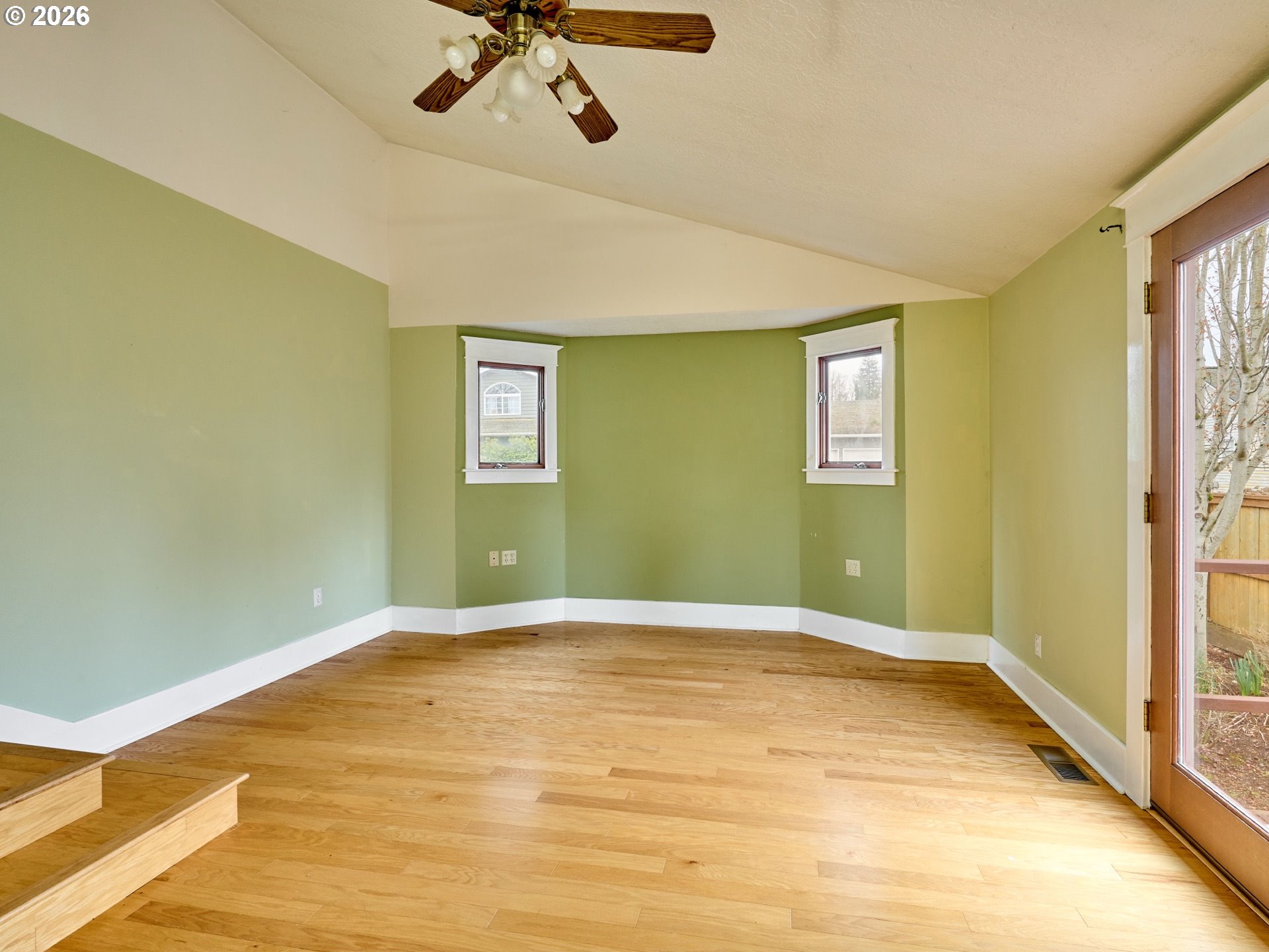 216 South James Street Silverton, OR 97381 - Photo 13 of 31 a view of an empty room with a window