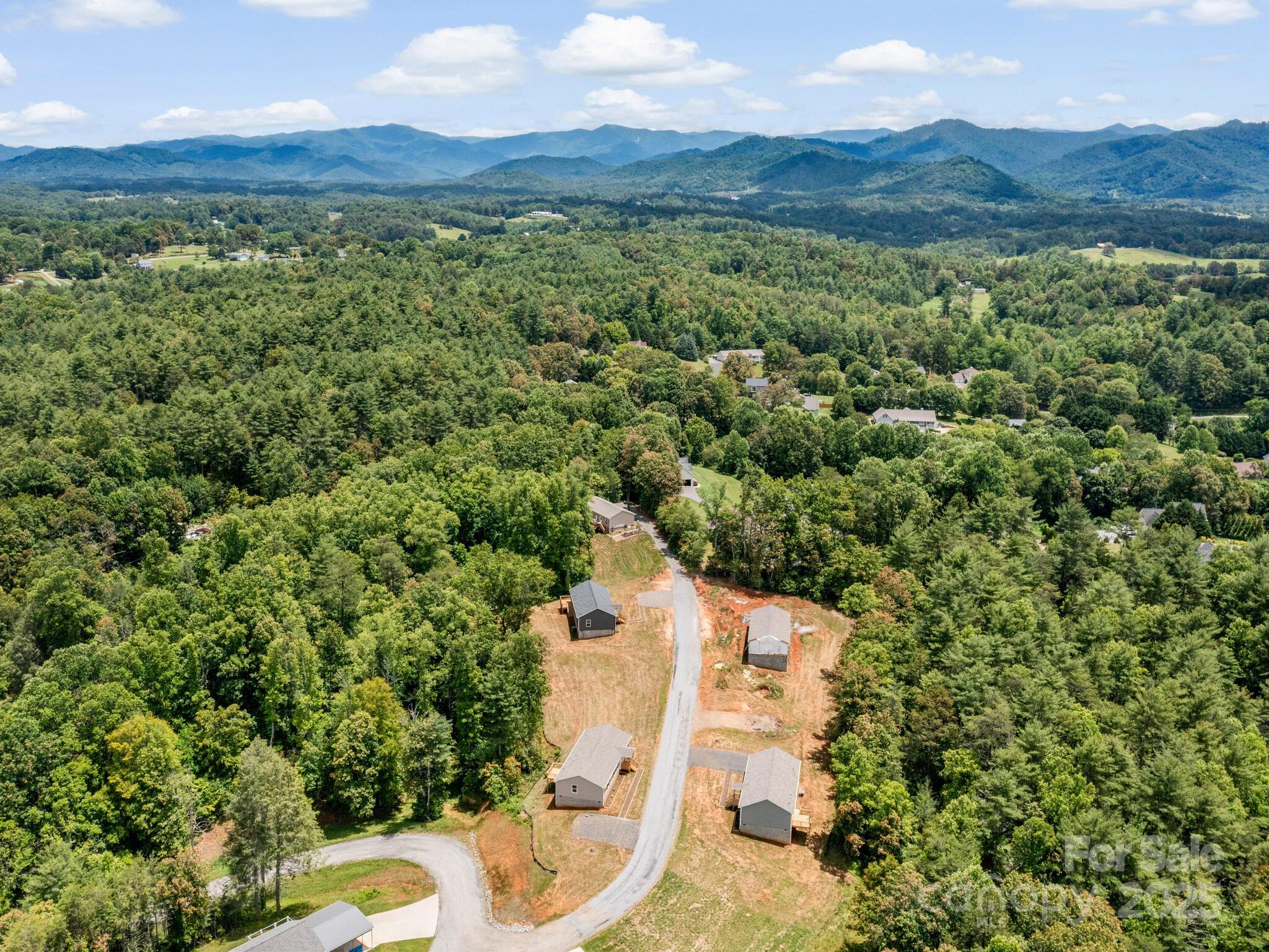 206 Walnut Br Road Weaverville, NC 28787 - Photo 17 of 18 a view of a city and mountains