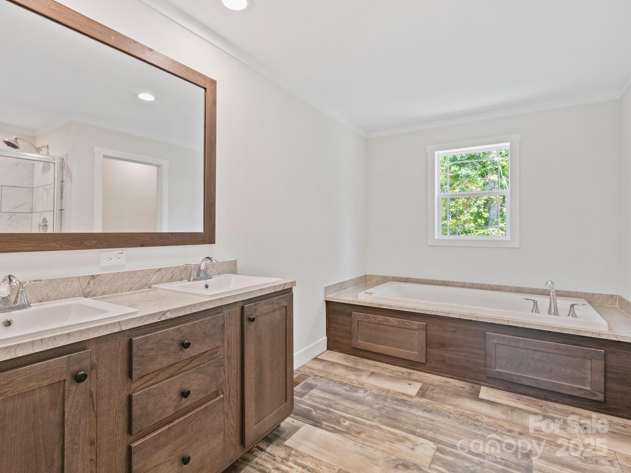 206 Walnut Br Road Weaverville, NC 28787 - Photo 8 of 18 a bathroom with a sink and a mirror