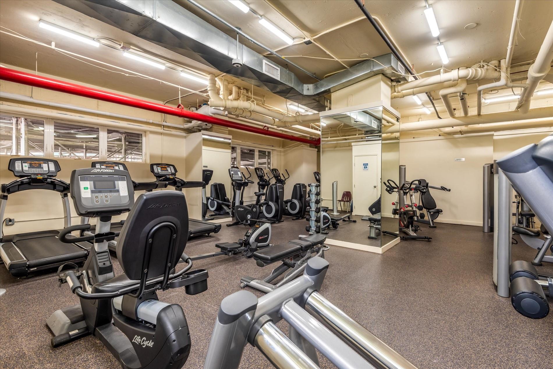 102-30 66th Road, Unit 4B Queens, NY 11375 - Photo 24 of 26 a view of a room with gym equipment