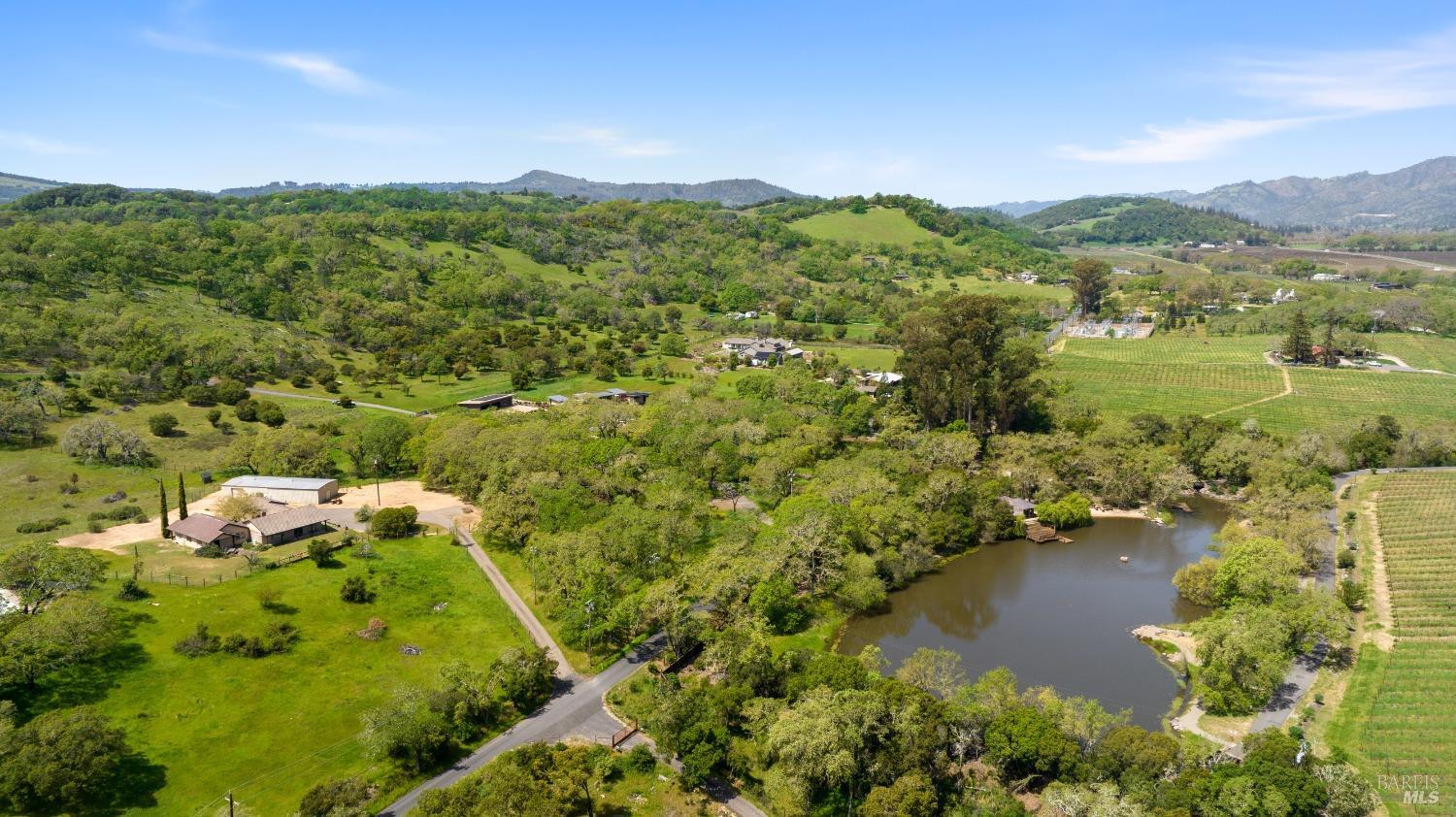 12600 Henno Road Glen Ellen, CA 95442 - Photo 43 of 45 a view of lake with mountain