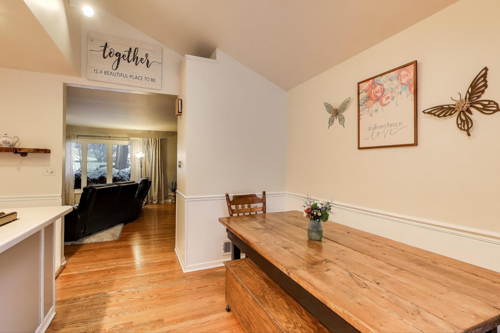 3206 Sunnyside Avenue Brookfield, IL 60513 - Photo 9 of 17 a view of a room with shelves and wooden floor