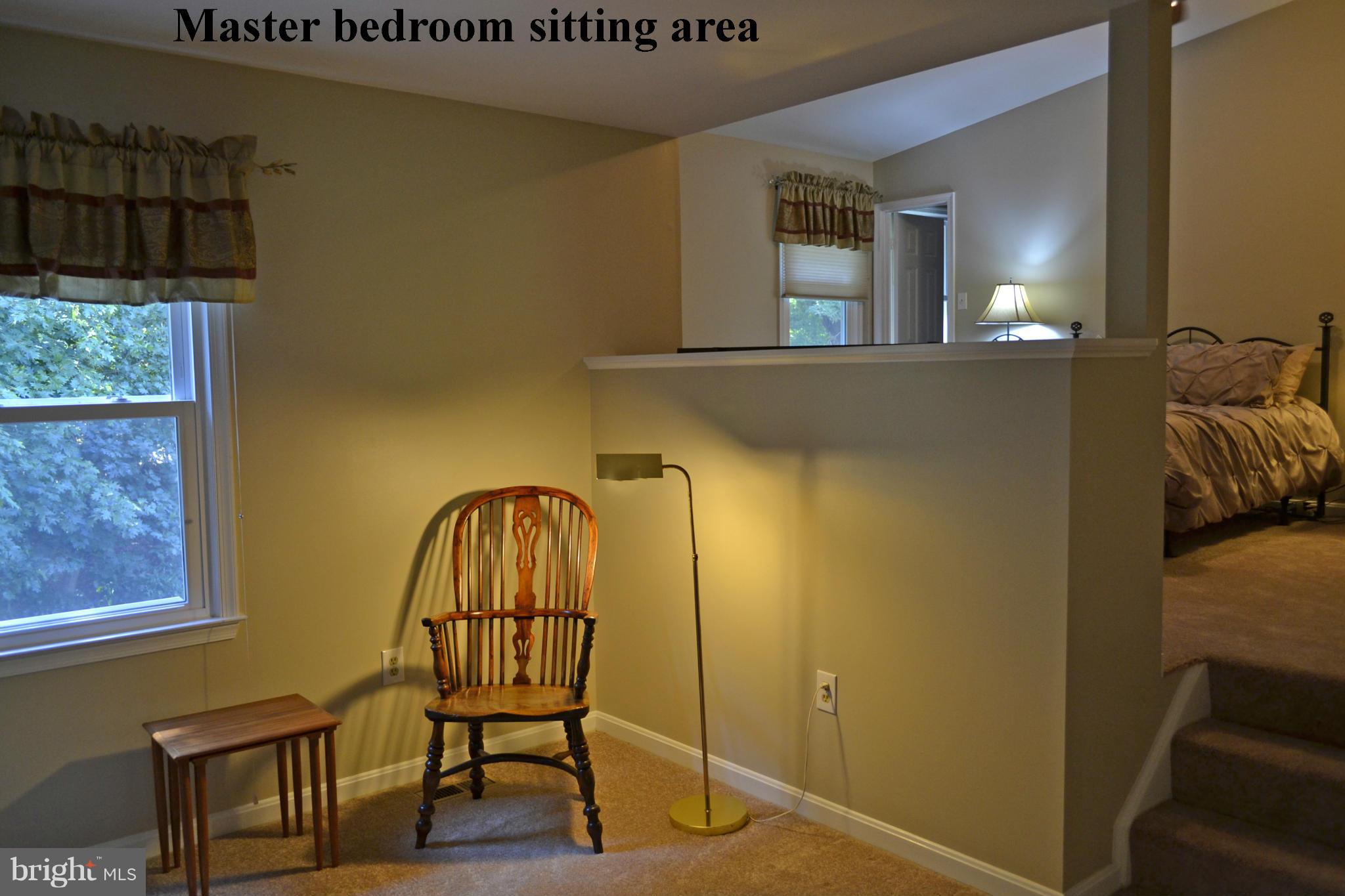 2012 Merrifields Drive Silver Spring, MD 20906 - Photo 12 of 30 Sitting room steps up to master bedroom