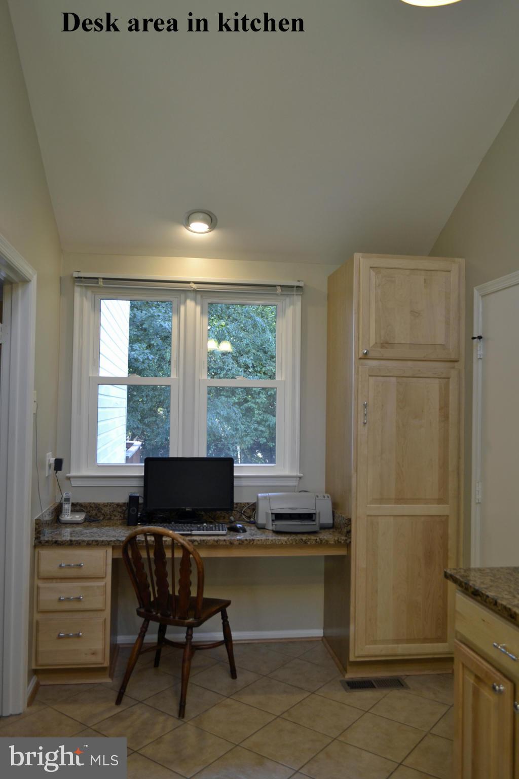 2012 Merrifields Drive Silver Spring, MD 20906 - Photo 4 of 30 Kitchen desk area overlooks rear yard