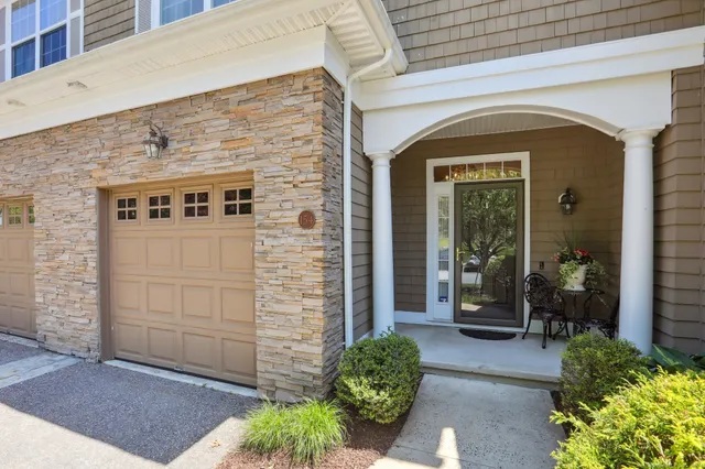 a view of front door of house