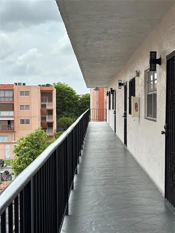 a view of city from balcony