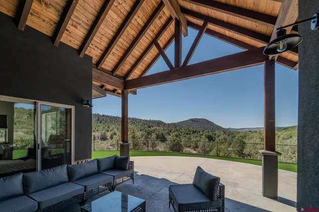a view of a couches in the roof deck