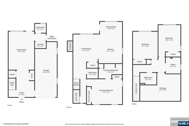 $925,000 | 14 Mechanic Street, Ramsey, NJ 07446
