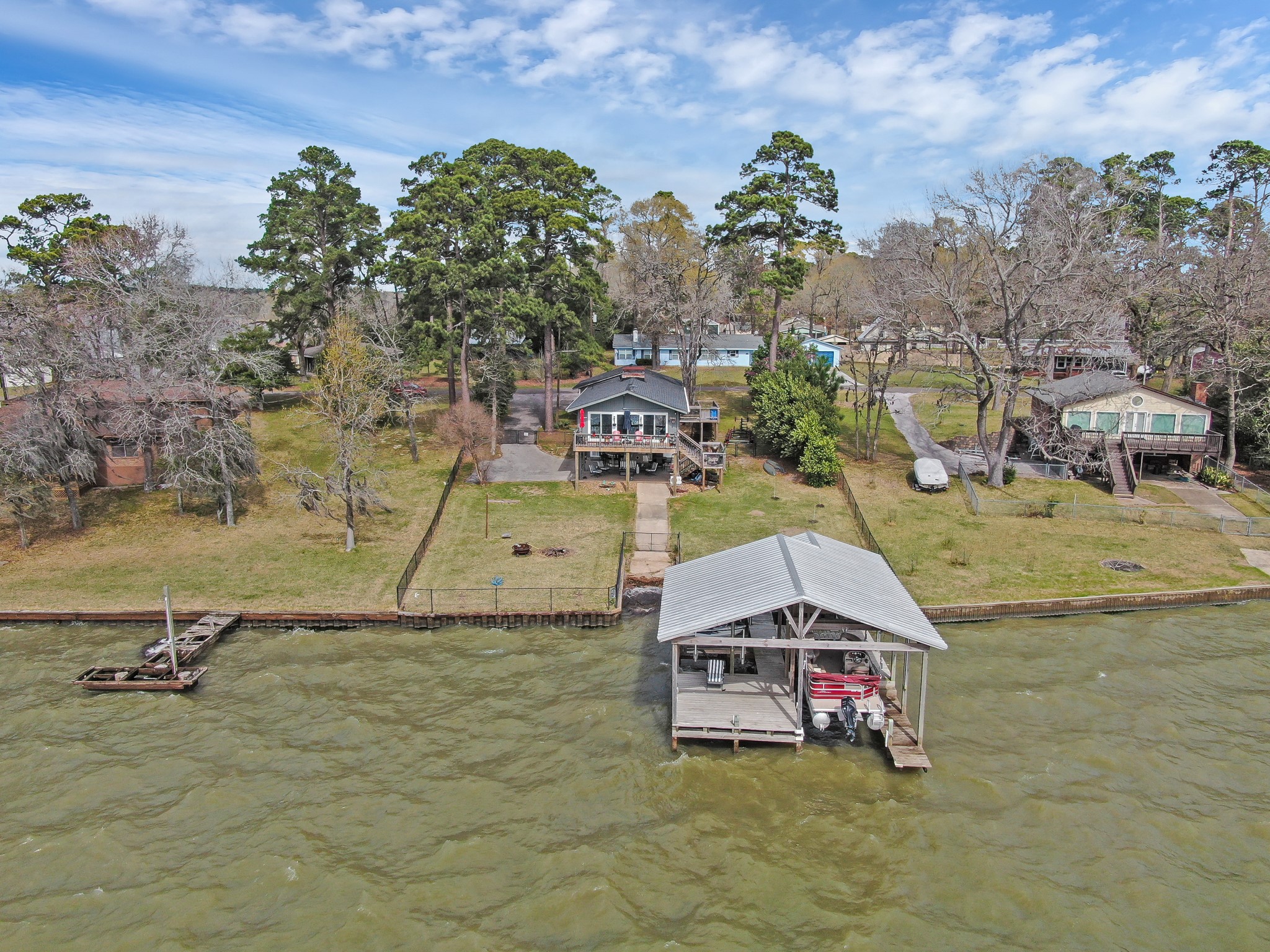 329 Sassafras Drive Trinity, TX 75862 - Photo 43 of 48 a aerial view of a house with a garden