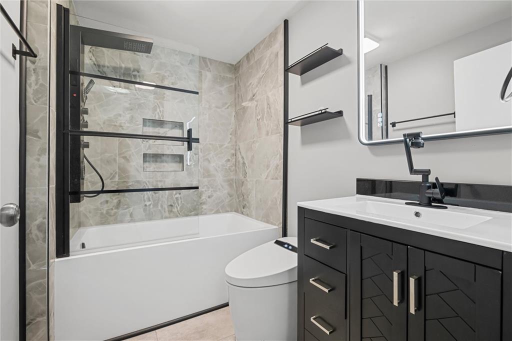 519 Lacock Street Rochester, PA 15074 - Photo 16 of 33 2nd floor bathroom with Bidet and custom faucet.