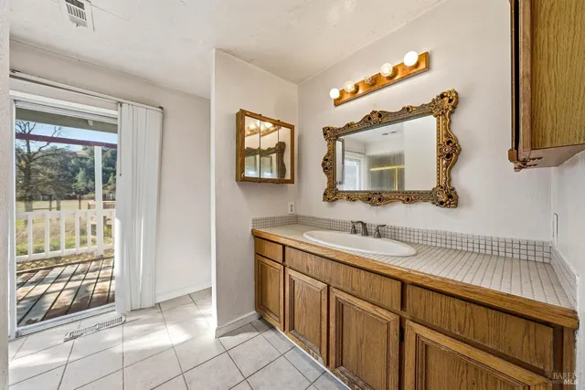 a view of a house with wooden floor