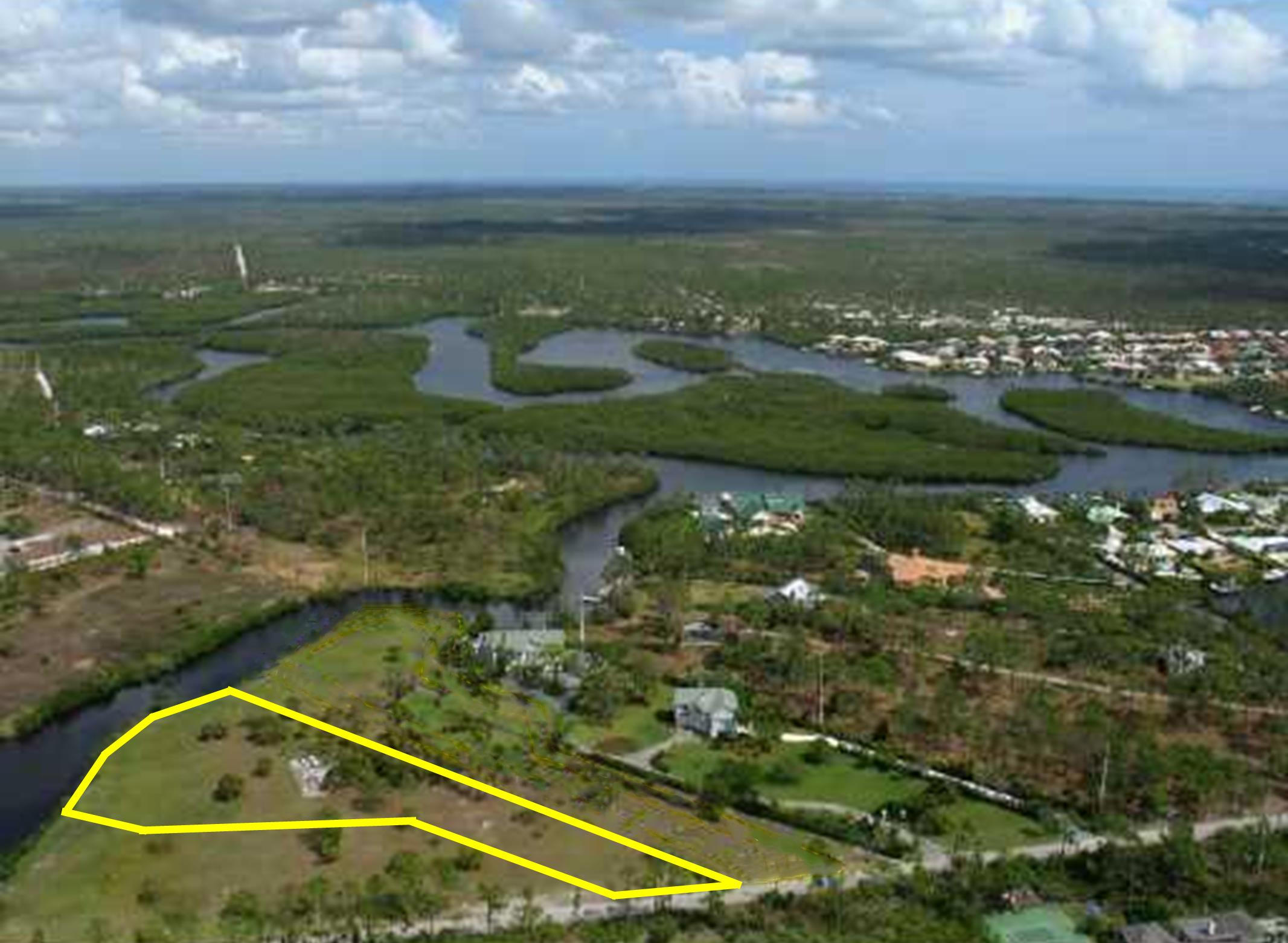 8209 B Southeast Rivers Edge Street Jupiter, FL 33458 - Photo 1 of 3 Aerial 5B with outline
