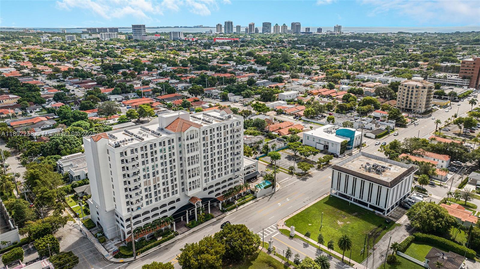2351 Douglas Road, Unit 604 Miami, FL 33145 - Photo 24 of 26 an aerial view of multiple house