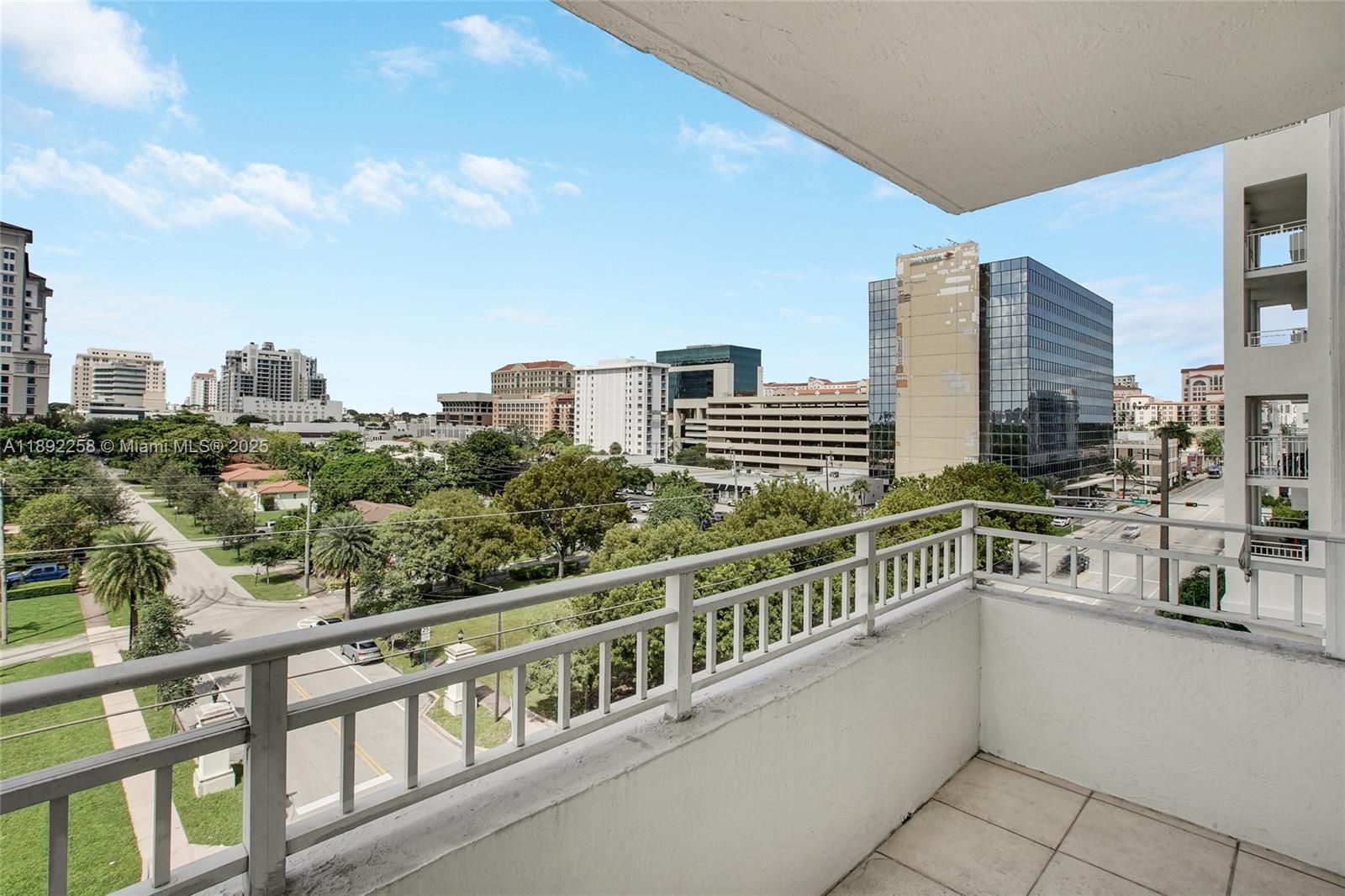2351 Douglas Road, Unit 604 Miami, FL 33145 - Photo 5 of 26 a view of city from a balcony