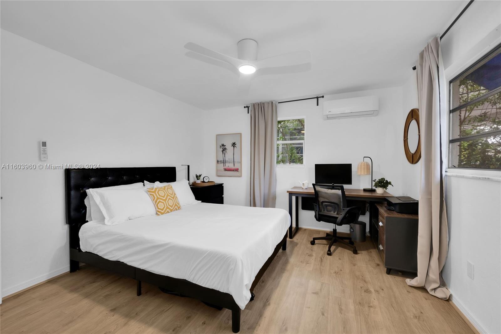 6335 Southwest 33rd Street Miami, FL 33155 - Photo 26 of 37 Bedroom with newer mini-split A/C.