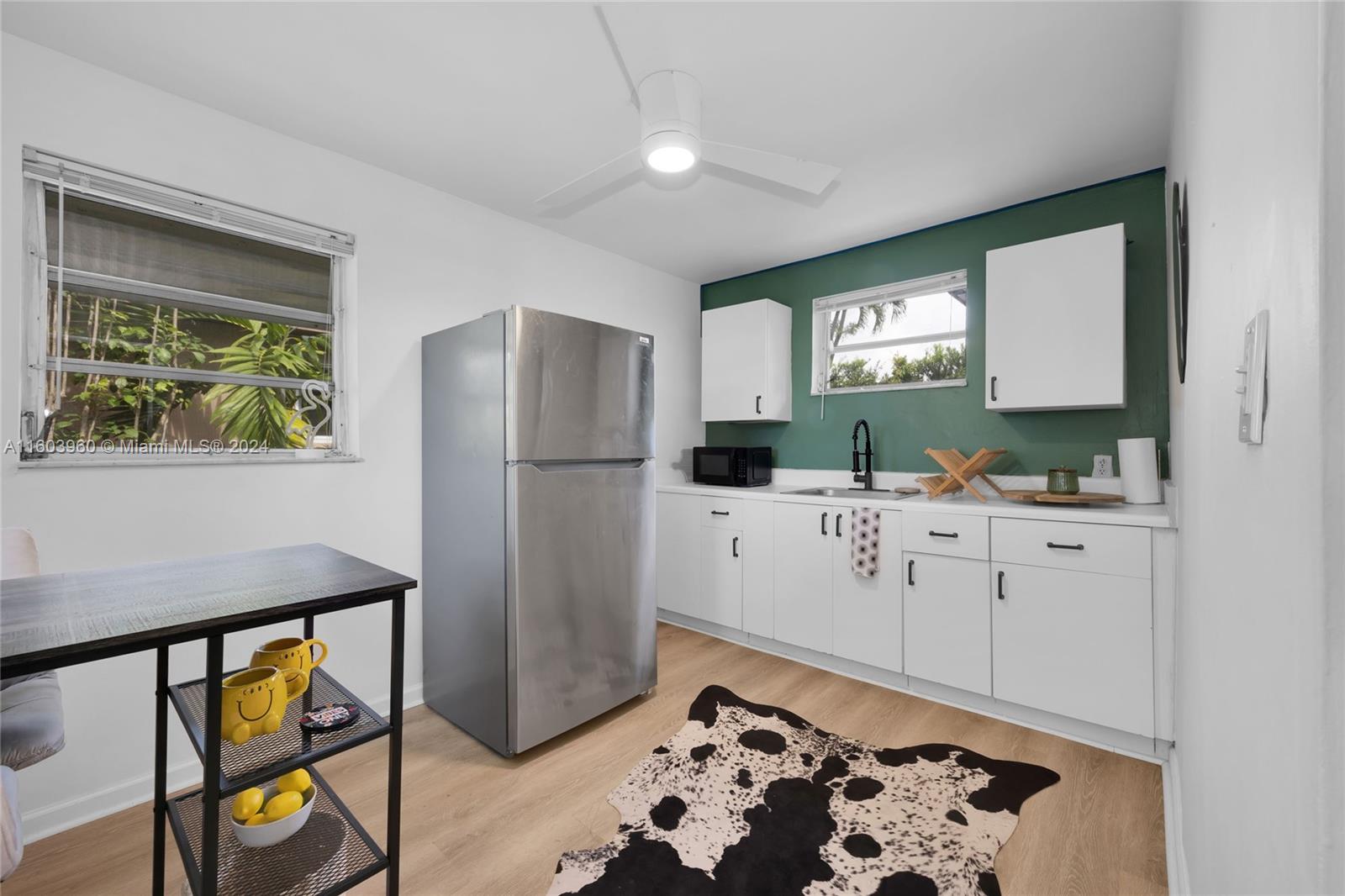 6335 Southwest 33rd Street Miami, FL 33155 - Photo 33 of 37 Guest House large eat-in kitchen. Brand new refrigerator.