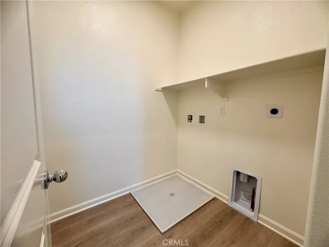 wooden floor in a bathroom