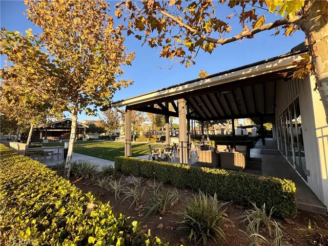 a view of a balcony with an outdoor space