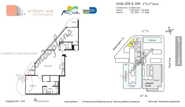 $990,000 | 2155 Washington Court, Unit 309, Miami Beach, FL 33139