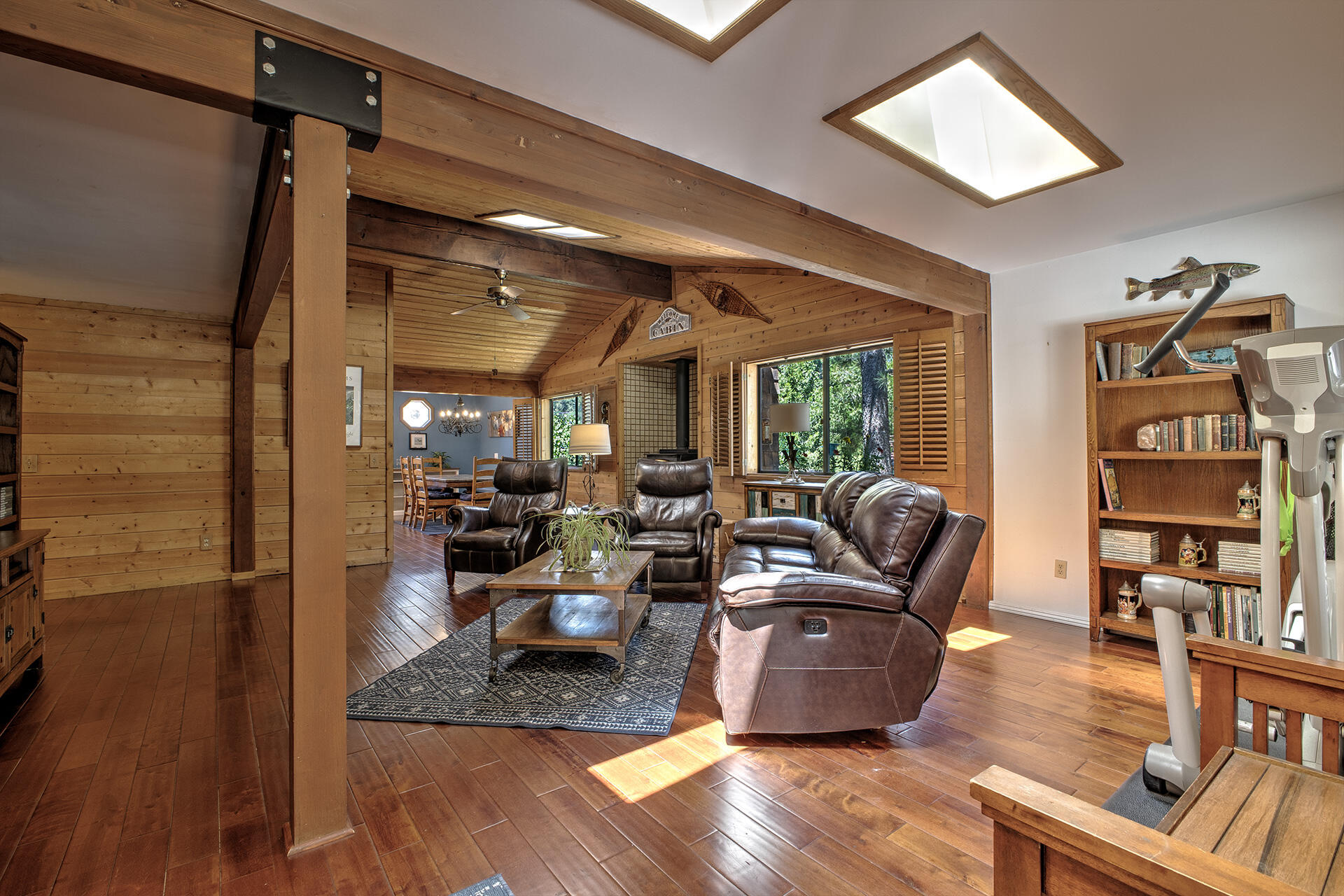 53394 Tollgate Road Idyllwild, CA 92549 - Photo 17 of 53 a living room with furniture and wooden floor