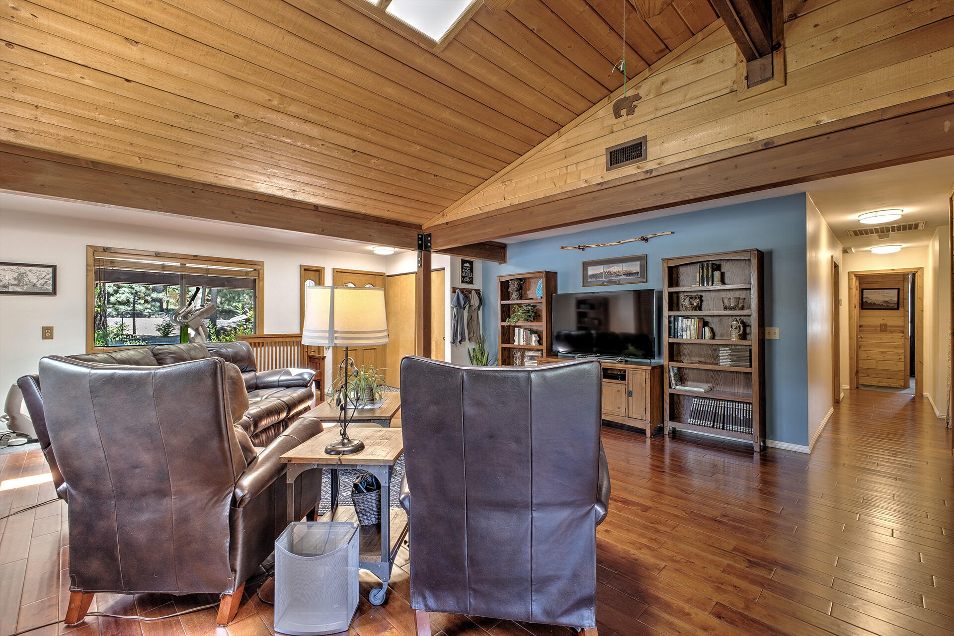 53394 Tollgate Road Idyllwild, CA 92549 - Photo 20 of 53 a view of a dining room with furniture window and wooden floor