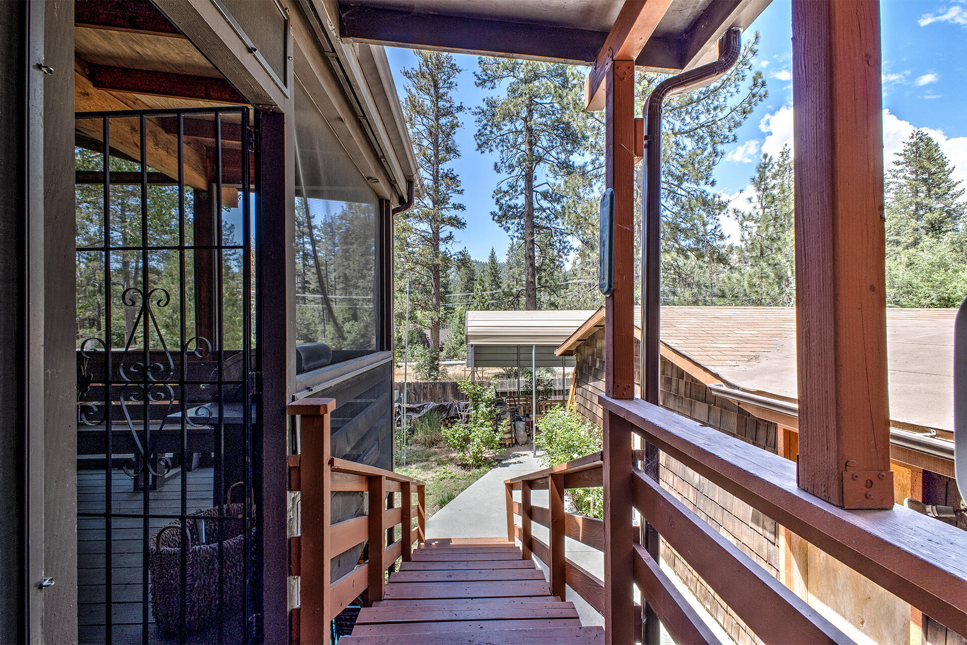 53394 Tollgate Road Idyllwild, CA 92549 - Photo 40 of 53 a view of balcony with wooden floor