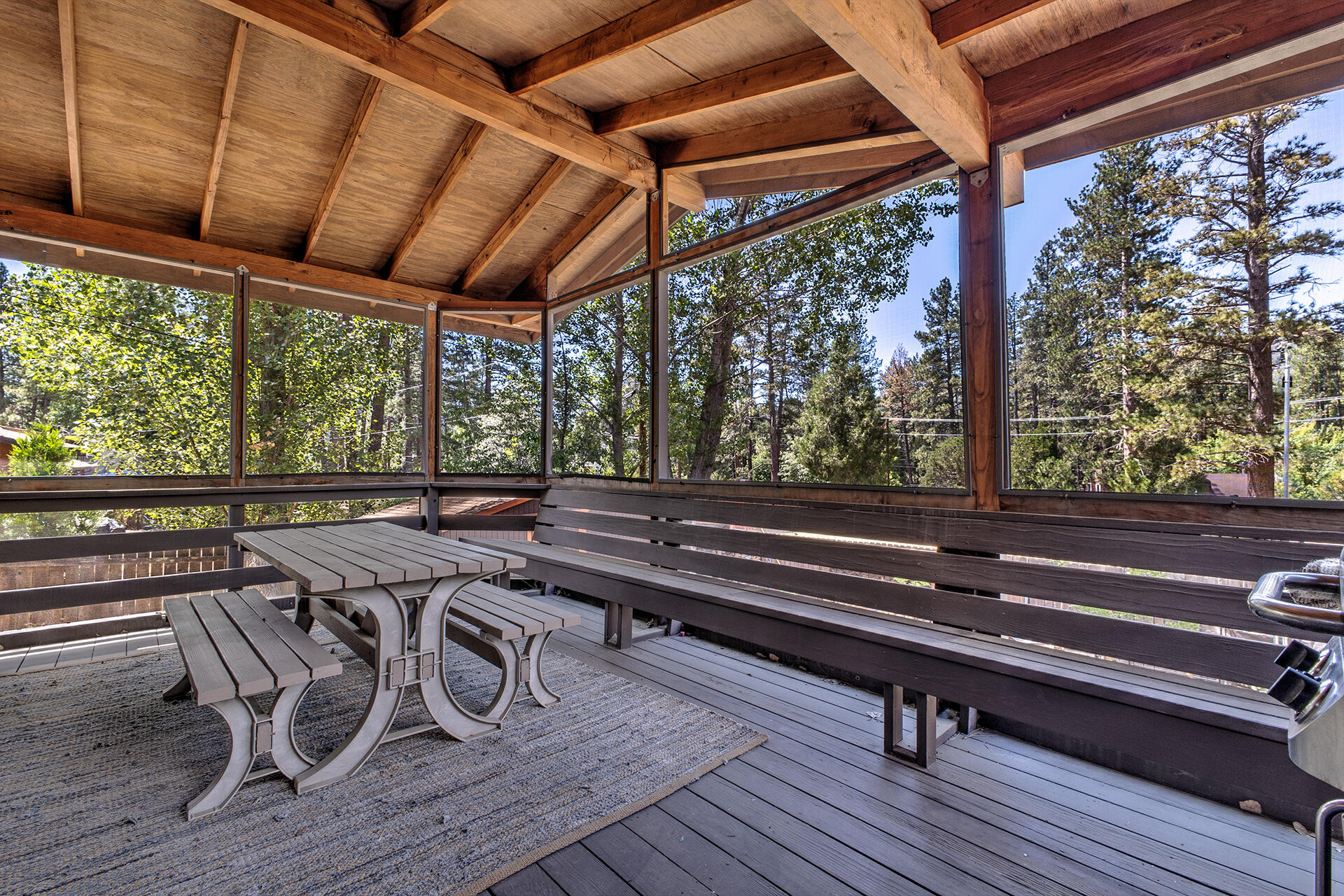 53394 Tollgate Road Idyllwild, CA 92549 - Photo 43 of 53 a view of sitting area with furniture and wooden floor