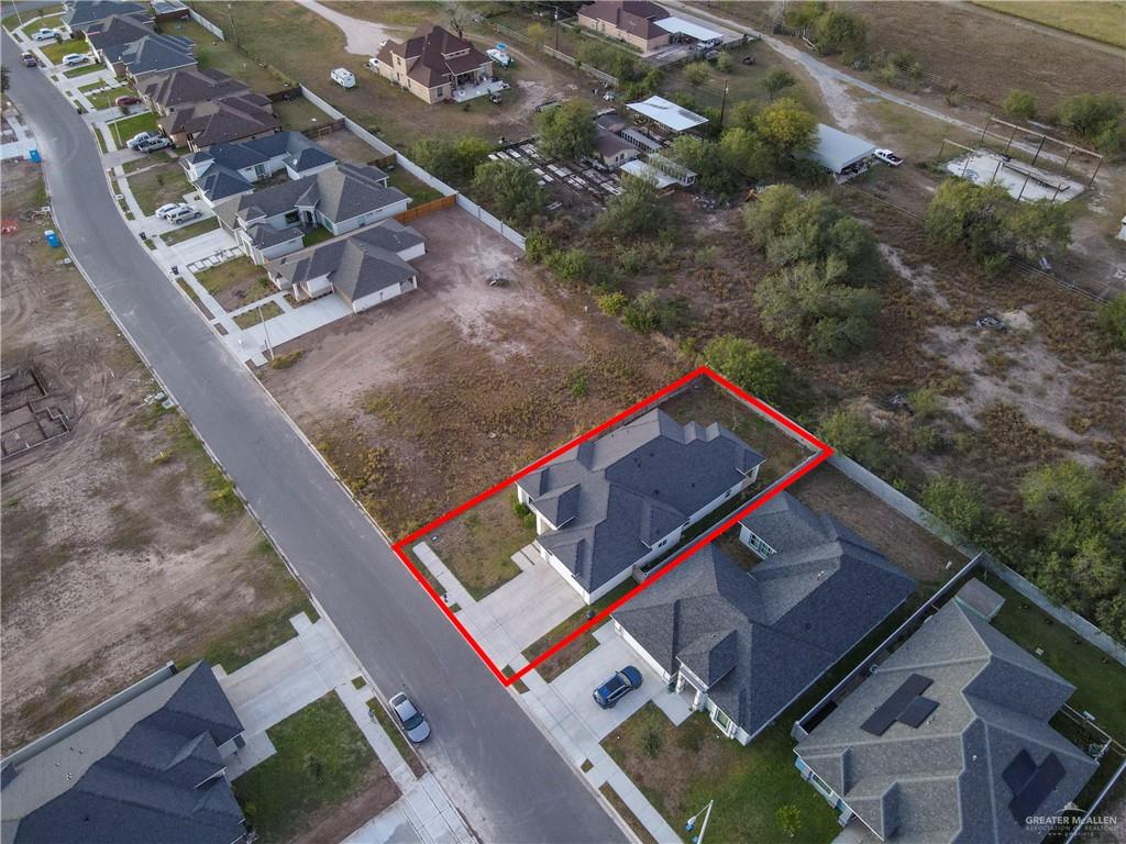 522 La Pointe Avenue Alton, TX 78573 - Photo 24 of 25 an aerial view of house with a yard