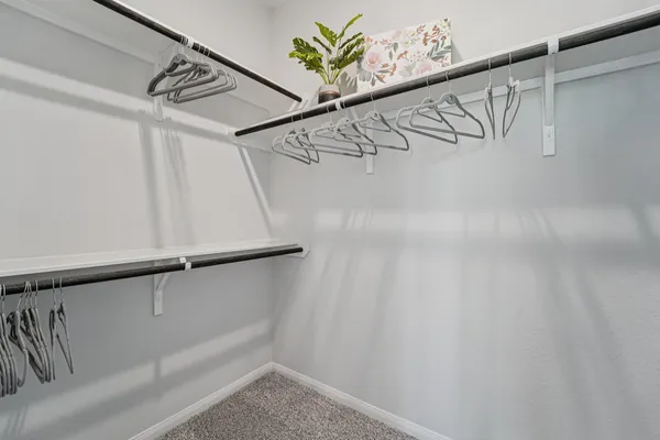 a view of a closet