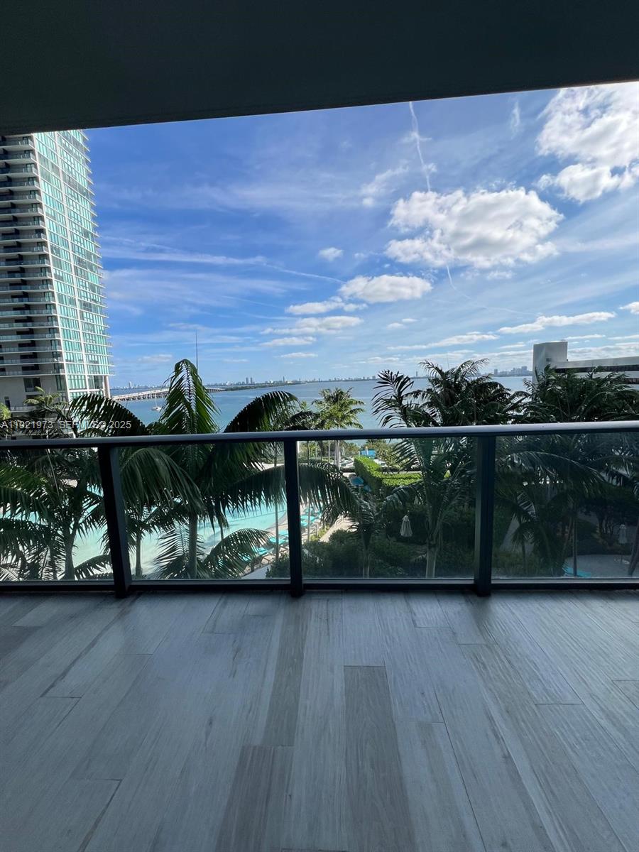 480 Northeast 31st Street, Unit 804 Miami, FL 33137 - Photo 30 of 39 a view of outdoor space with wooden floor