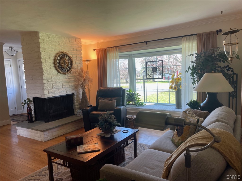 5762 Rock Road Verona, NY 13478 - Photo 12 of 48 Living room with gas fireplace!