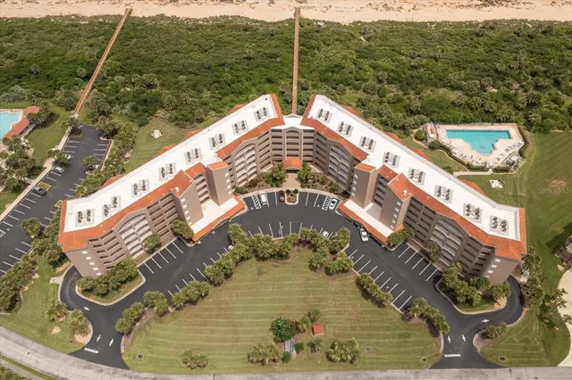a house view with a swimming pool