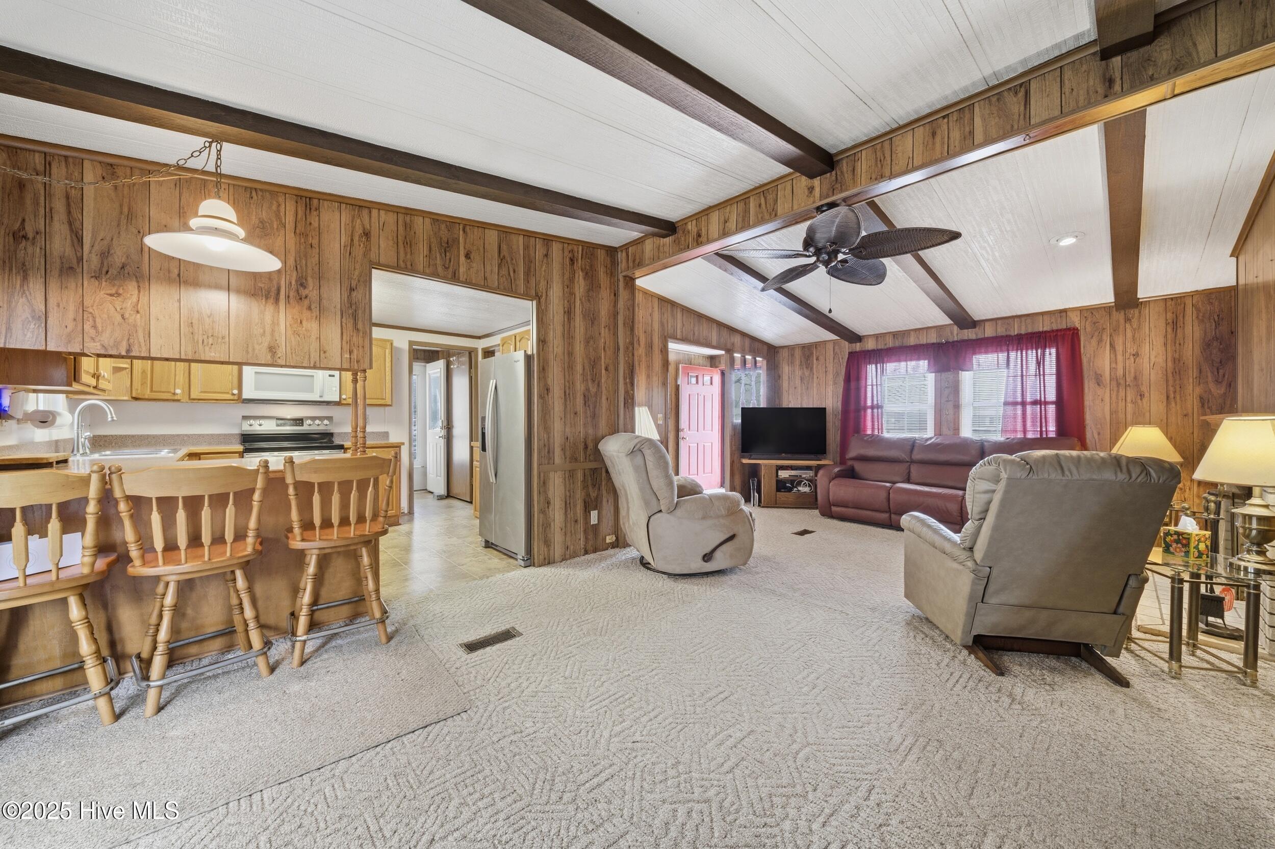 632 Ambrose Road Creswell, NC 27928 - Photo 12 of 36 Kitchen & Living Area