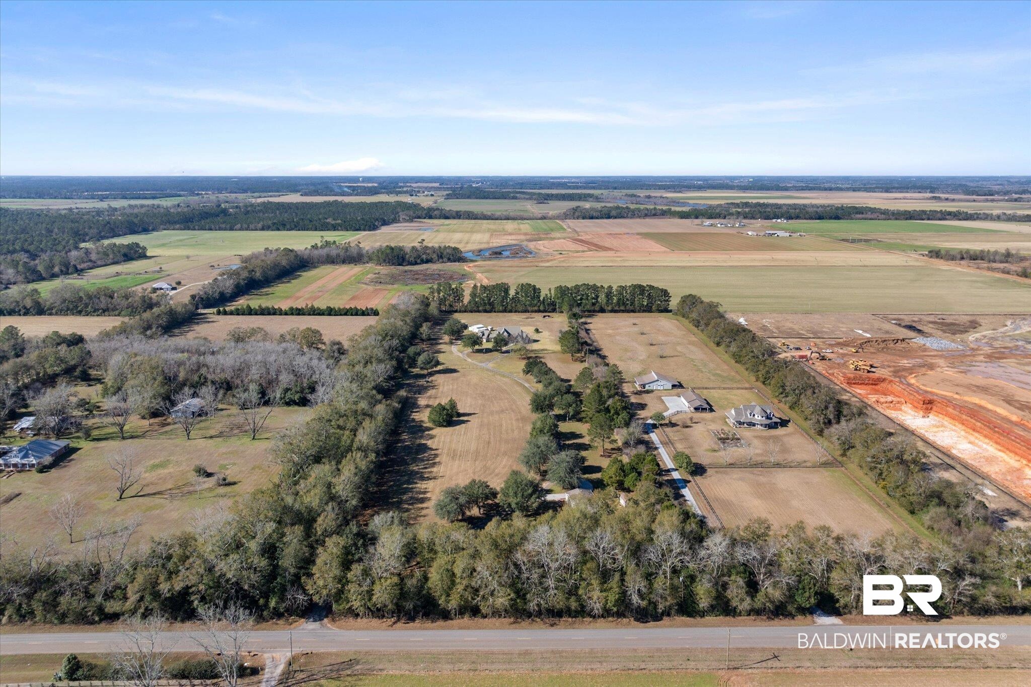15635 County Road 83 Elberta, AL 36530 - Photo 42 of 54 Drone / aerial view with a rural view