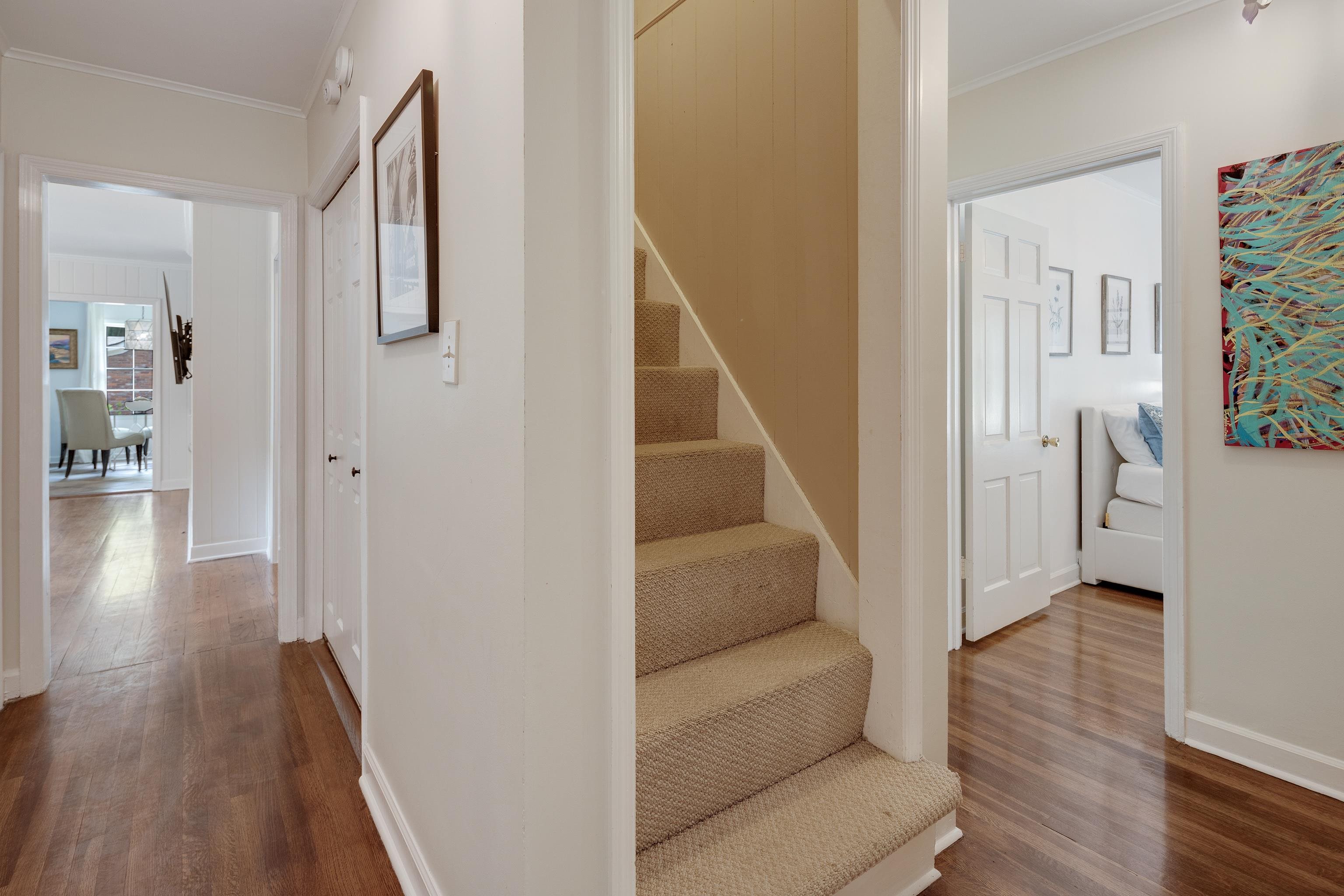 5371 South Angela Road Memphis, TN 38120 - Photo 20 of 25 a view of entryway and hall with wooden floor