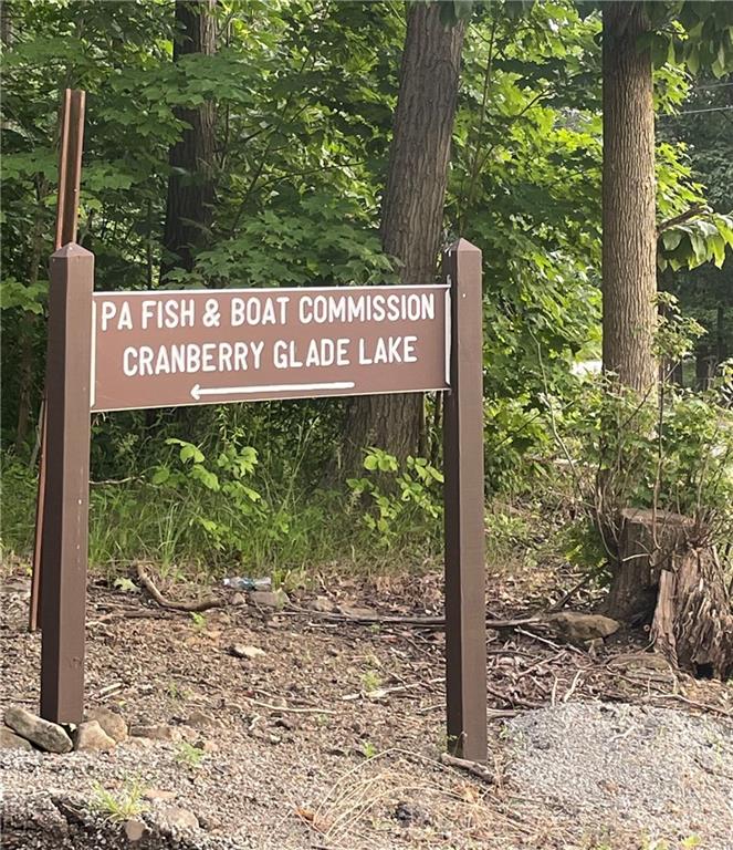 125 Spruce Road Confluence, PA 15424 - Photo 13 of 19 a sign on the side of the road
