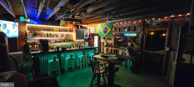 a view of park with trees