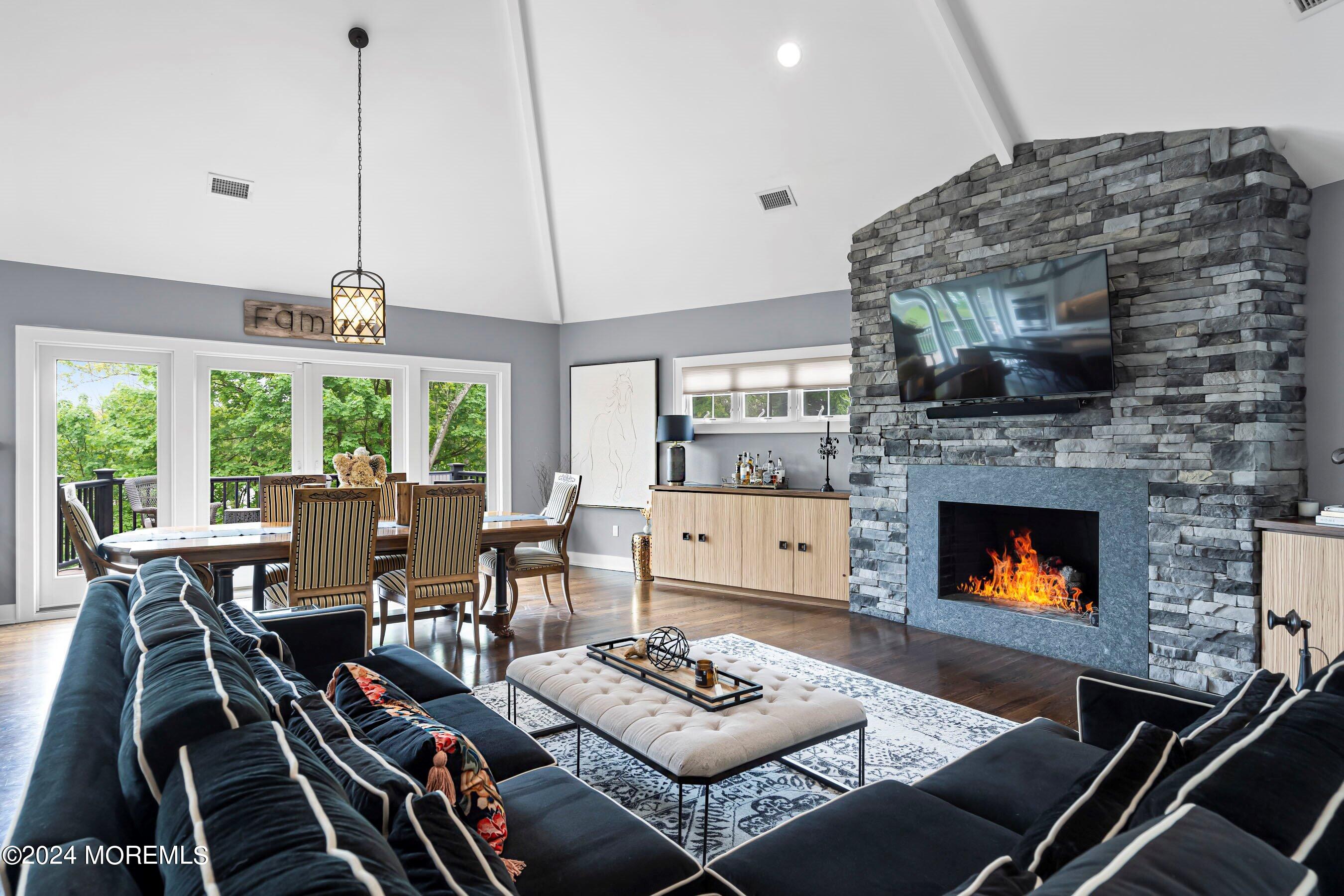 37 Beaver Dam Road Colts Neck, NJ 07722 - Photo 7 of 53 04-Living and Dining 1A FIRE