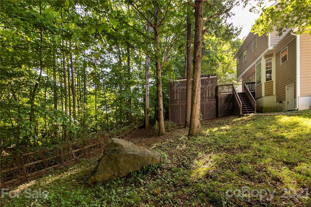 3518 Rindle Court Charlotte, NC 28269 - Photo 20 of 21 a view of a backyard with plants