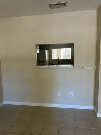 a view of an empty room