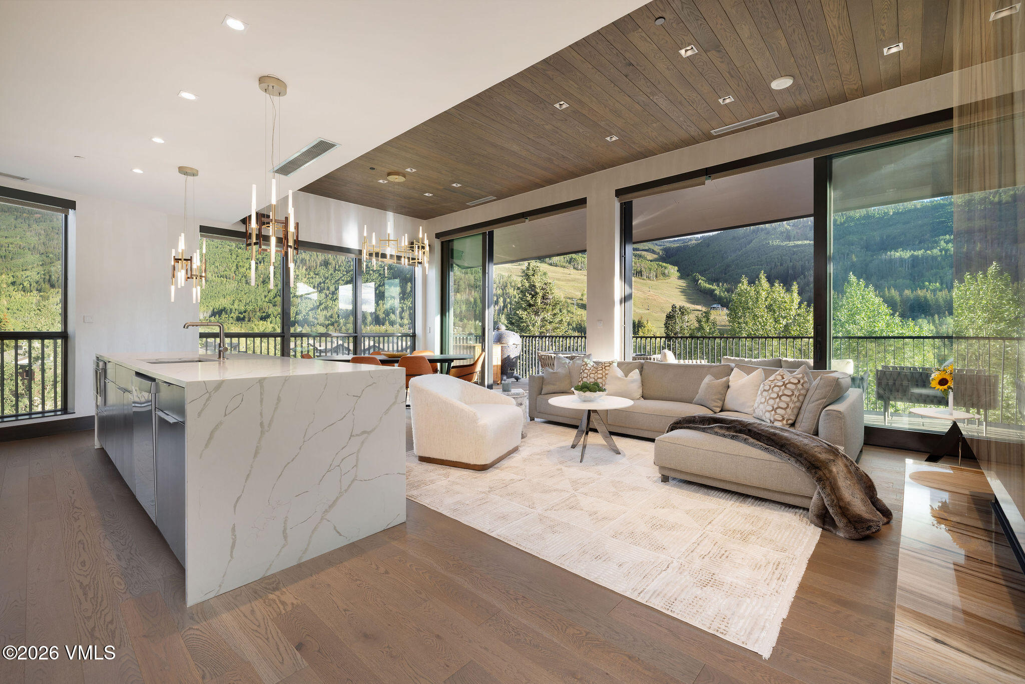 430 South Frontage Road East, Unit 406 Vail, CO 81657 - Photo 6 of 19 2509_altus_ph_406_interior_living_a