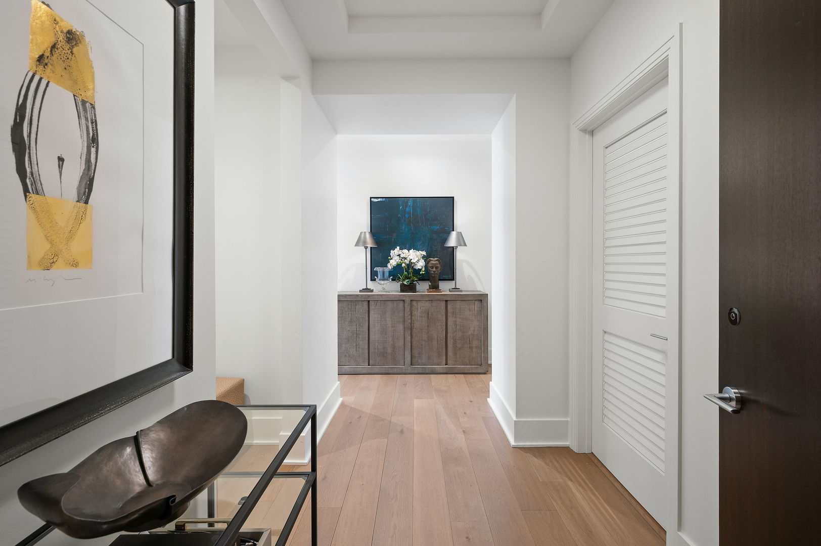 363 East Wacker Drive, Unit 3109 Chicago, IL 60601 - Photo 3 of 24 a living room with furniture and a flat screen tv