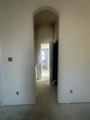 a view of a room that has a window