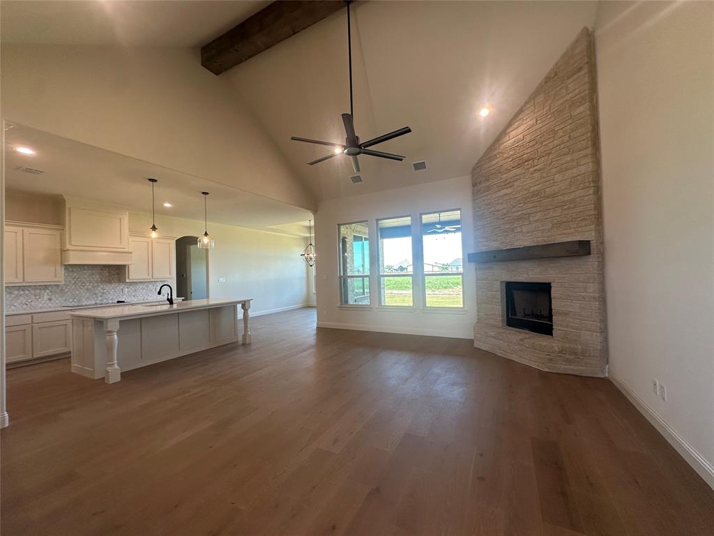 9424 Bluestem Lane DISH, TX 76247 - Photo 7 of 28 a view of a kitchen and a stove top oven