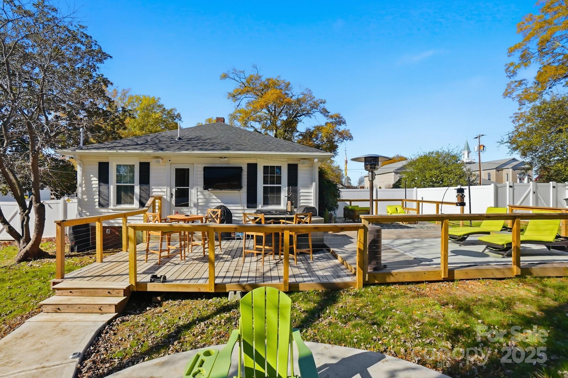 708 Mable Avenue Kannapolis, NC 28083 - Photo 38 of 48 a view of a house with swimming pool and sitting area