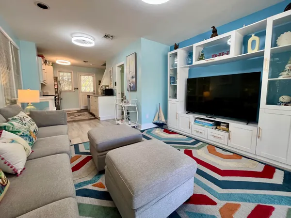 a very nice looking room with a large window