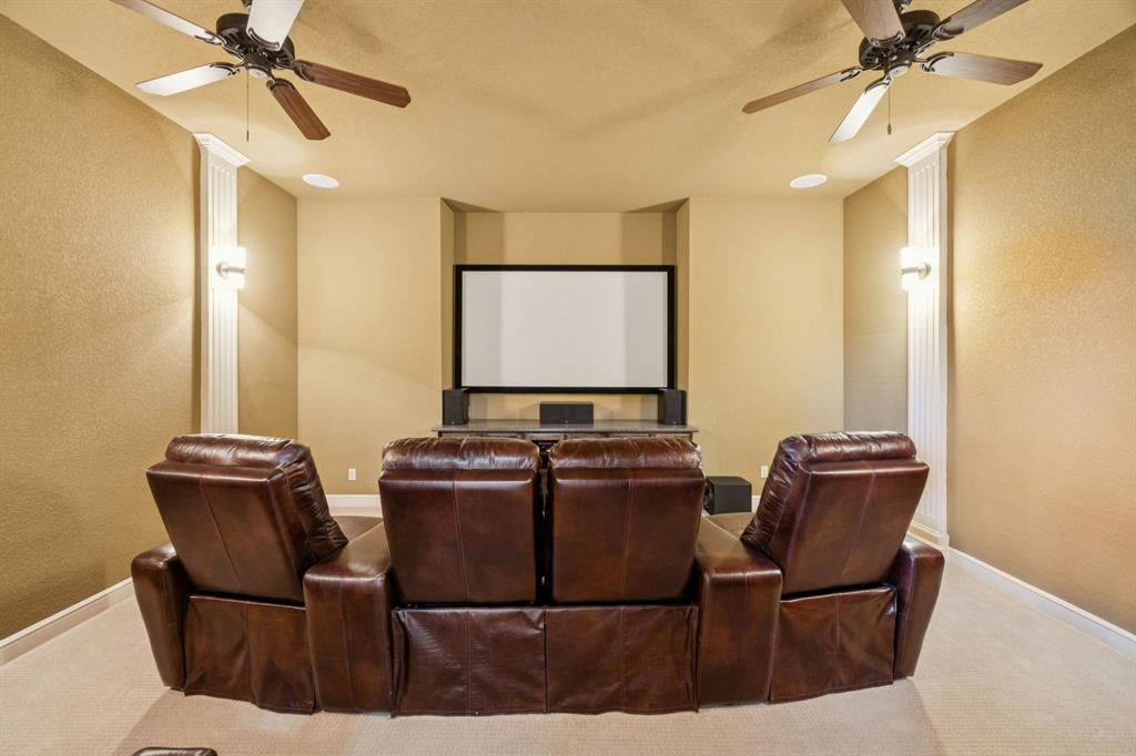 1411 Long And Winding Road Mansfield, TX 76063 - Photo 13 of 37 media room with media furniture and equipment
